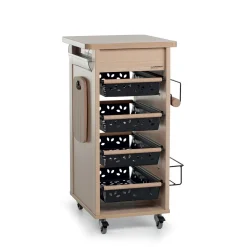 Foppapedretti Carrello da cucina in legno Bistrot New