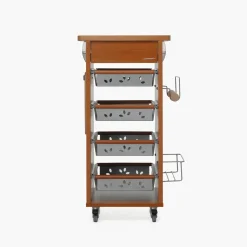Foppapedretti Carrello da cucina in legno Bistrot New