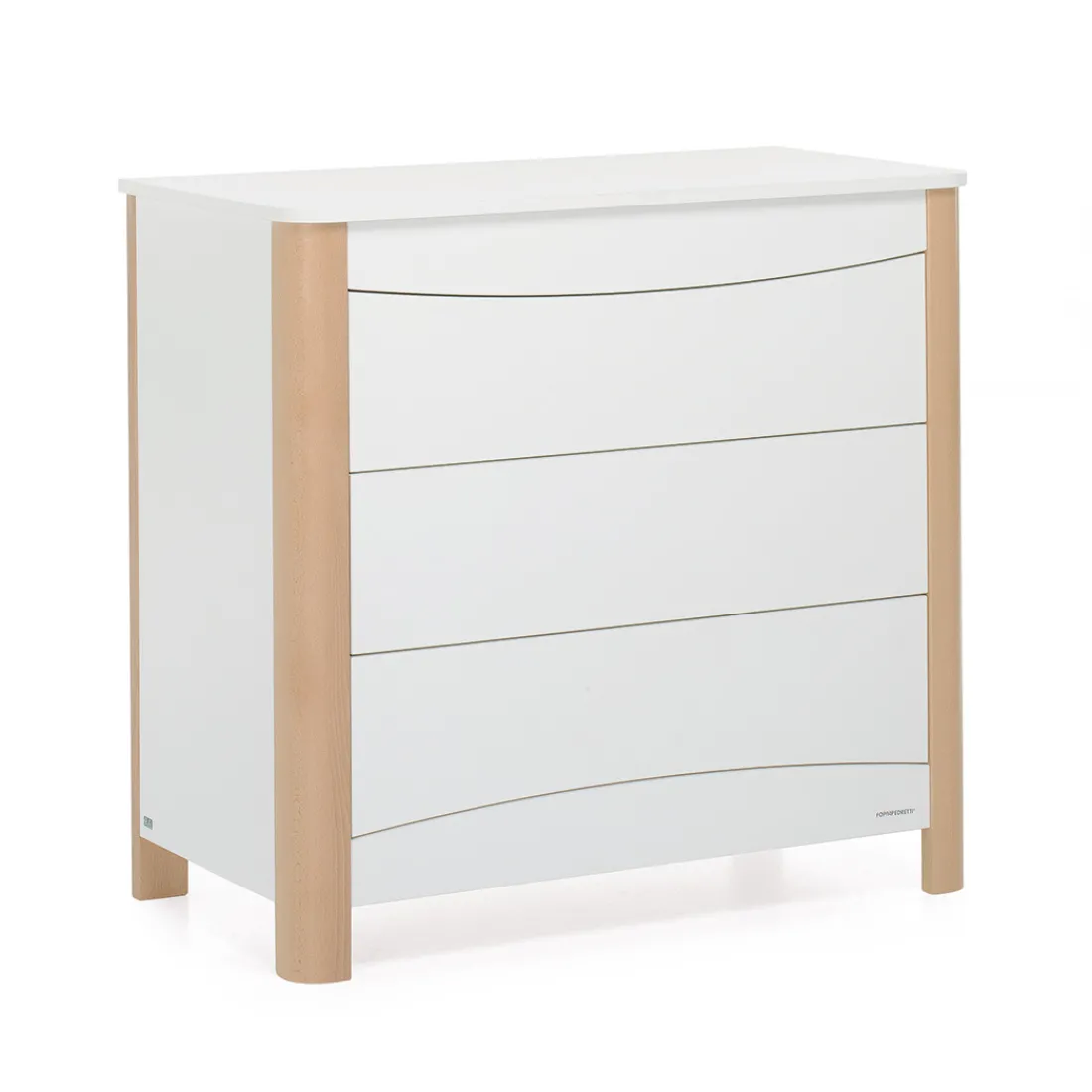 Foppapedretti Cassettiera in legno Gioia Bianco