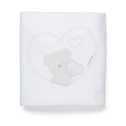 Foppapedretti Copertina pile ricamata Dolcecuore Hot