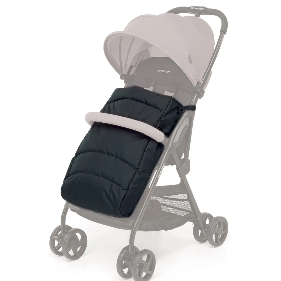 Foppapedretti Coprigambe per passeggino Nero Clearance