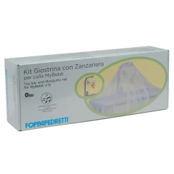 Foppapedretti Kit giostrina con zanzariera per culla MyBebè e iNanna Trasparente New