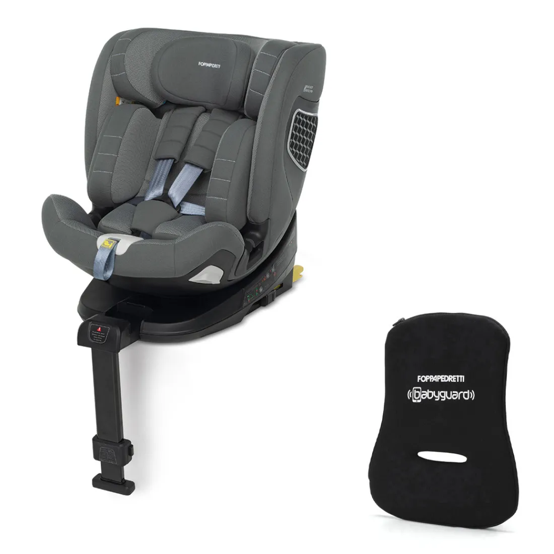 Foppapedretti Lista Nascita FP360 i-Size grey + Babyguard Hot