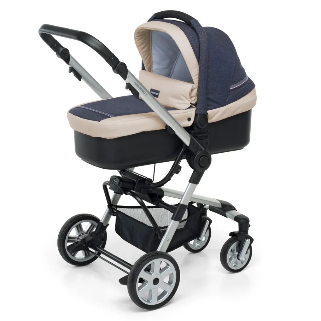 Foppapedretti Lista Nascita Supertres i-Size Denim Perla + Babyguard Clearance