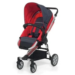 Foppapedretti Lista Nascita Supertres i-Size Denim Rosso + Babyguard Sale