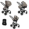 Foppapedretti Lista Nascita Up3 i-Size sabbia + Babyguard New