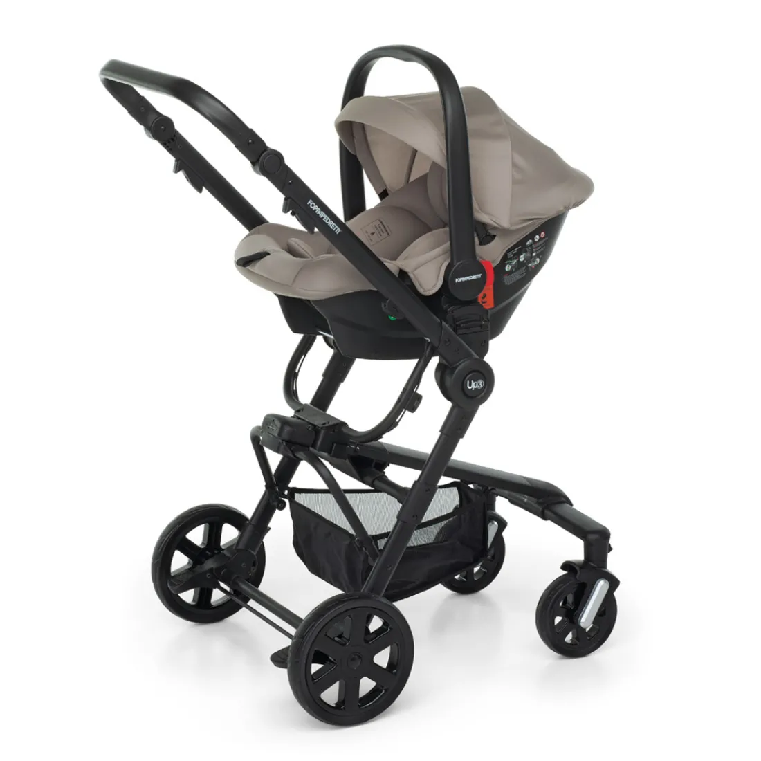 Foppapedretti Lista Nascita Up3 i-Size sabbia + Babyguard New