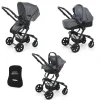 Foppapedretti Lista Nascita Up3 i-Size titanio + Babyguard New
