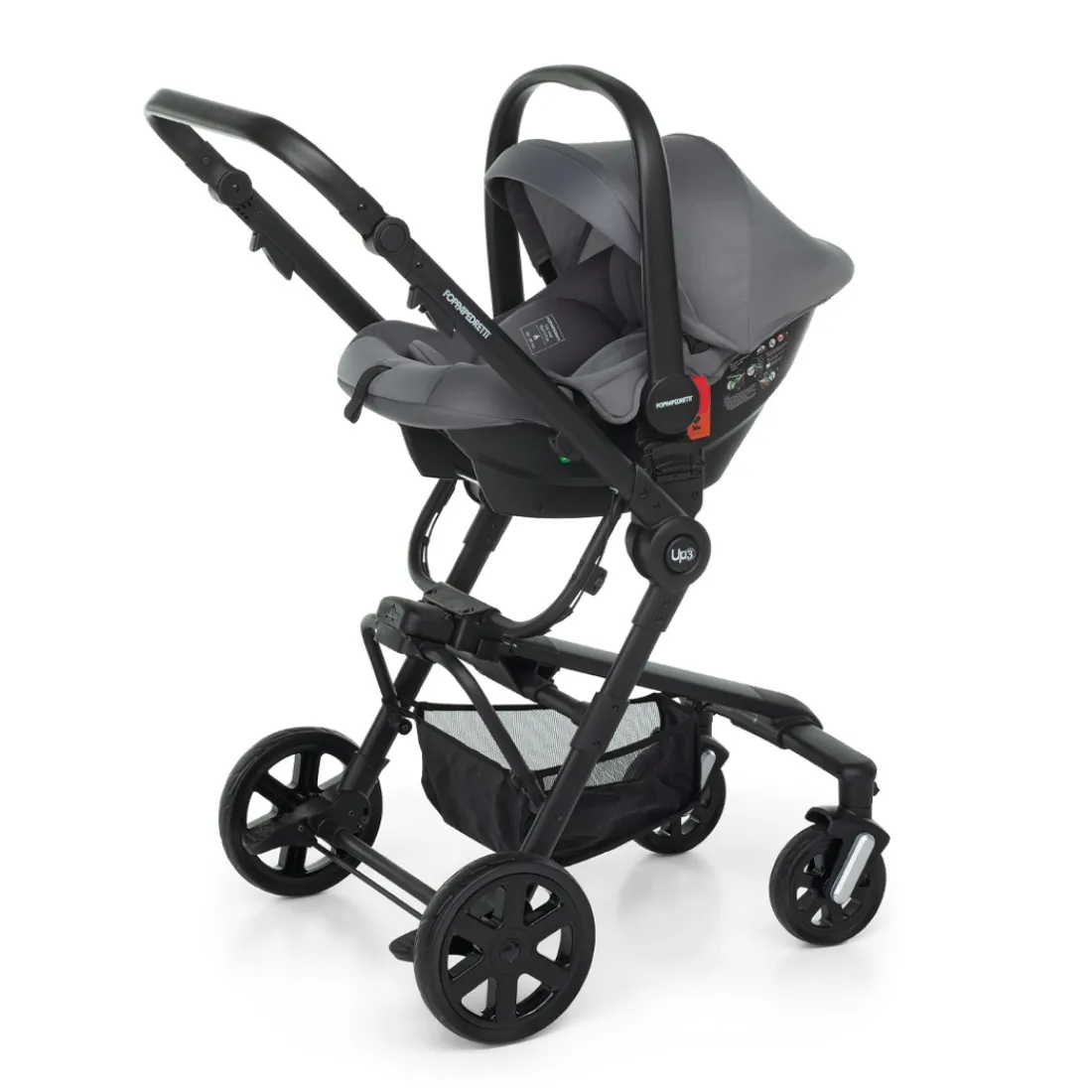 Foppapedretti Lista Nascita Up3 i-Size titanio + Babyguard New